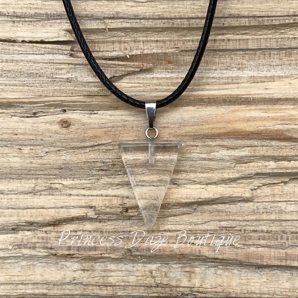 Natural‎ Stone Arrow Necklace